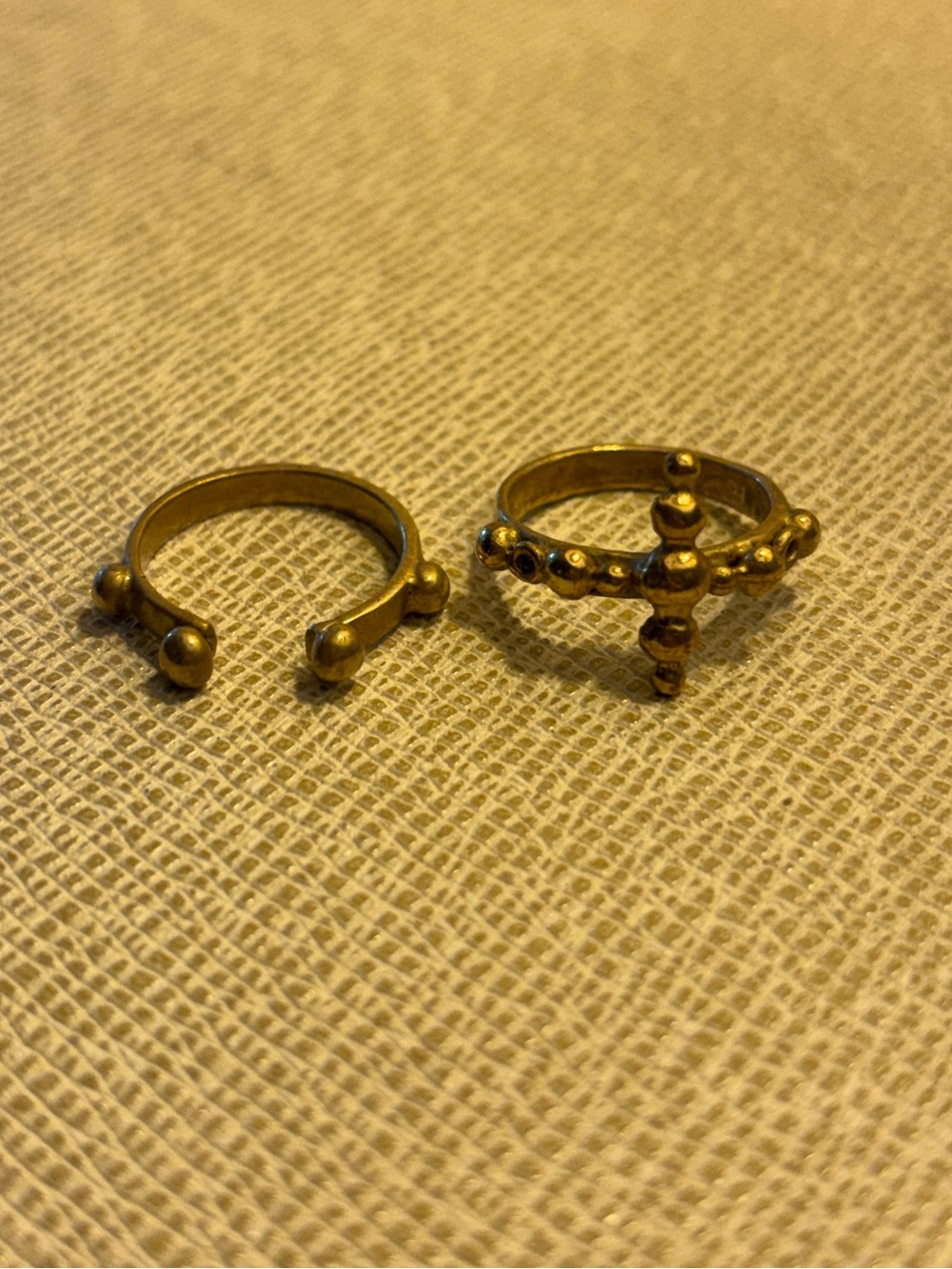 One of a Kind Brass Ring Set - SZ 5.5-6